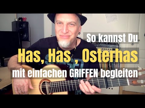 #33 Has has Osterhas | Griffe G &amp; D7 | Gitarre lernen mit Kinderliedern
